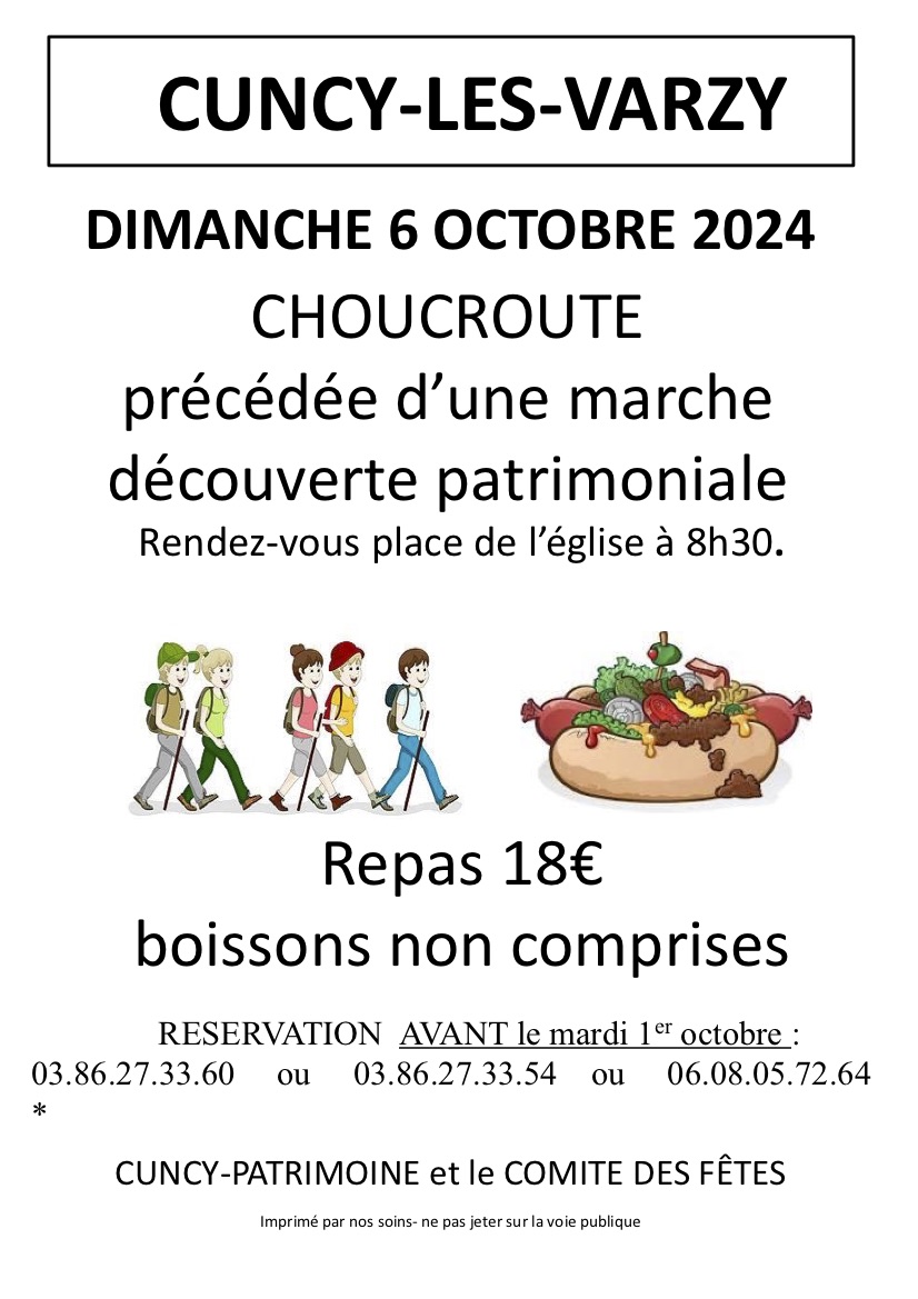 Affiche marche 2024